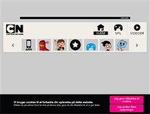 Tablet Screenshot of cartoonnetwork.dk