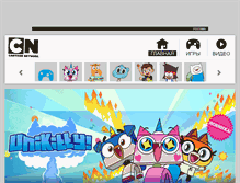 Tablet Screenshot of cartoonnetwork.ru