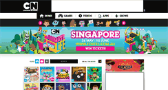 Desktop Screenshot of cartoonnetwork.com.au
