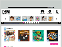 Tablet Screenshot of cartoonnetwork.com.au